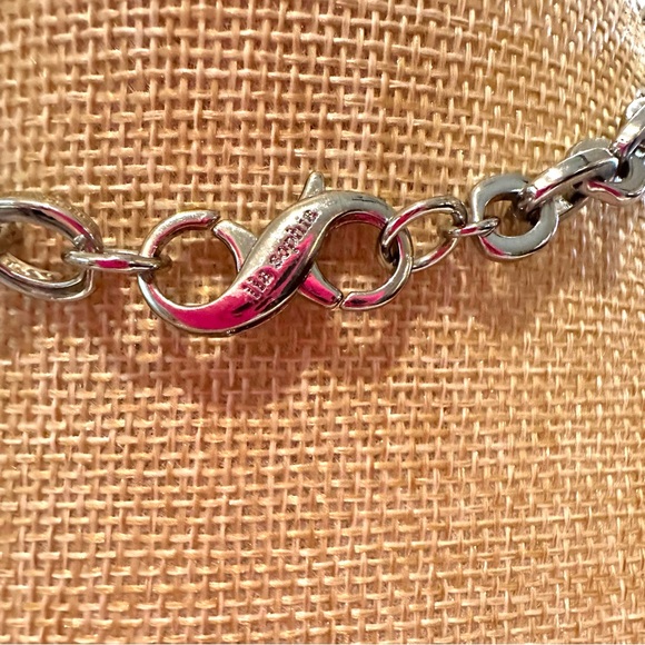 New Lia Sophia Necklace silver chain w/ InfinitME clasp - Picture 10 of 11